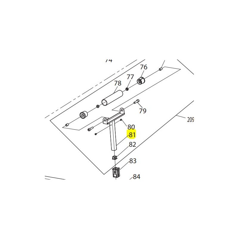 support-de-roulette-makita-dolmar-jm23600035