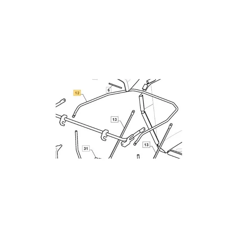 chassis-sup-bac-mp84-382800145-0-ggp-castelgarden-stiga chassis-sup-bac-mp84-382800145-0-ggp-castelgarden-stiga
