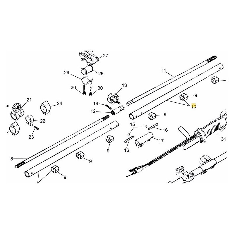 tube-inferieur-debroussailleuse-mtd-09263479-gc260-45112b