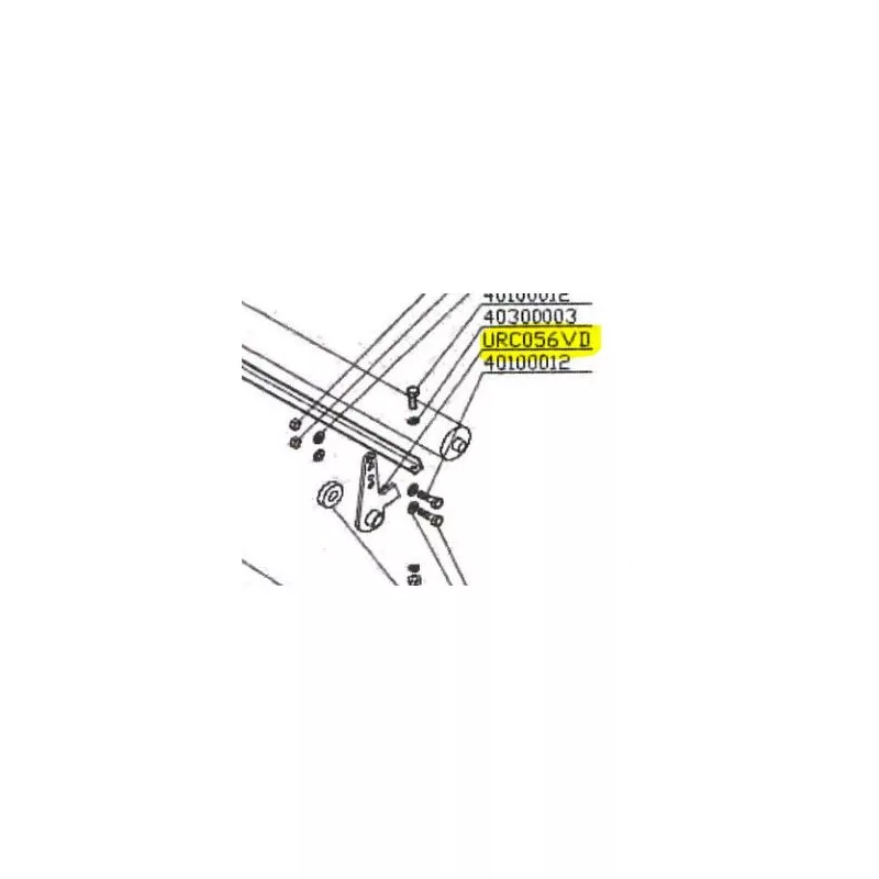 support-droit-rouleau-flipper-80-106-delmorino-urc056vd support-droit-rouleau-flipper-80-106-delmorino-urc056vd