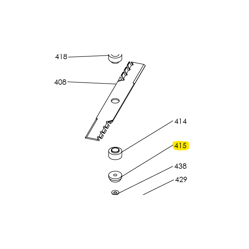 (ENTRETOISE SERRAGE xZNCR3) PUBERT - STAUB - OLEO MAC 0302020039 - 16048 - K302020081