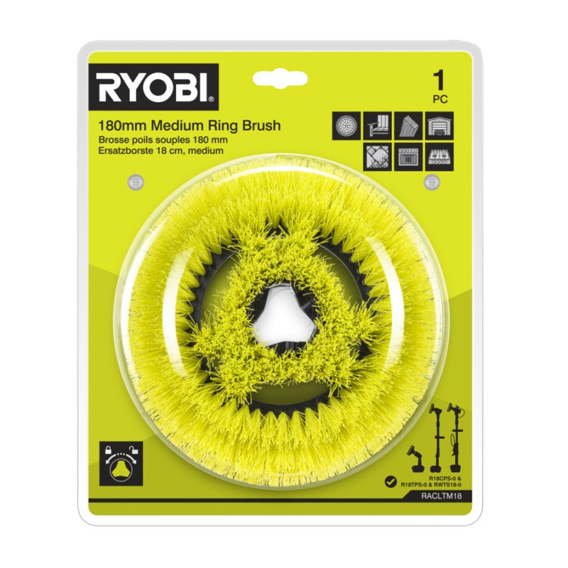RACLTM18 BROSSE MULTISURFACE 180 MM RYOBI 5132006297, RACLTM18