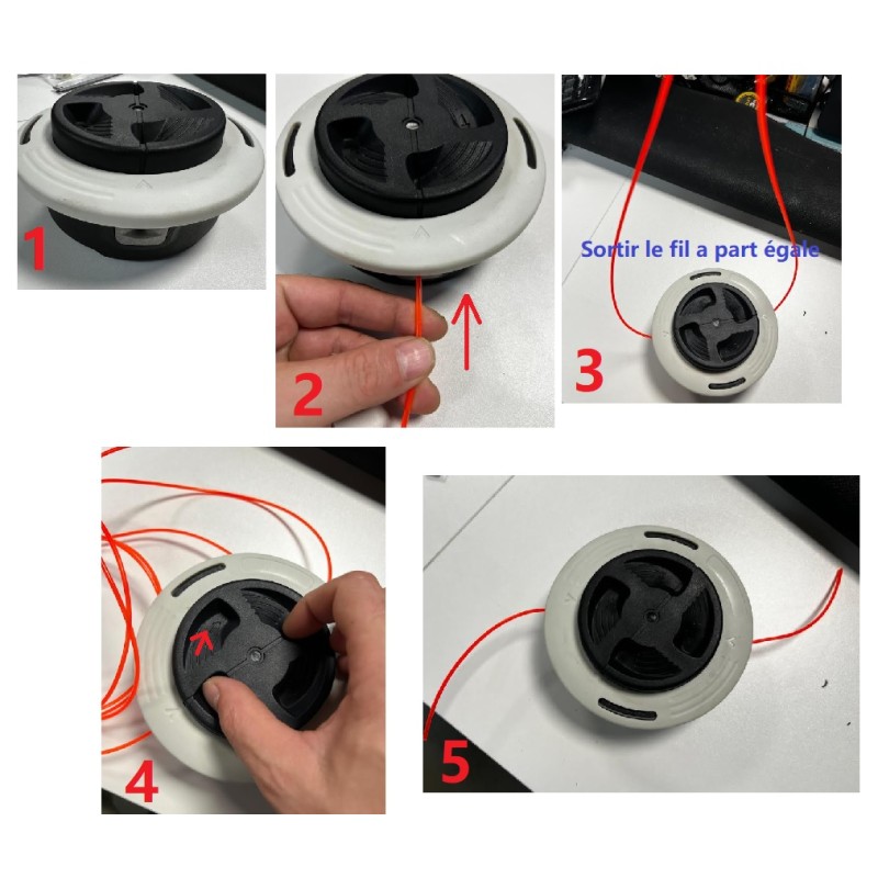 TETE NYLON DEBROUSSAILLEUSE STIHL C26-2 - 26-2 - AUTOCUT C26-2 - 4002 710 2169 - 40027102169