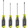 RHSDS4PC JEU DE 4 TOURNEVIS RYOBI 5132006043, RHSDS4PC