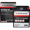 BATTERIE 12V - 12N14 3A - SANS ENTRETIEN - AGM - PLUS A DROITE - 14 AH