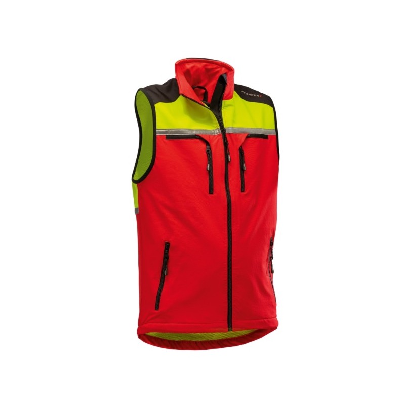 gilet-pfanner-klima-air-rouge-et-jaune