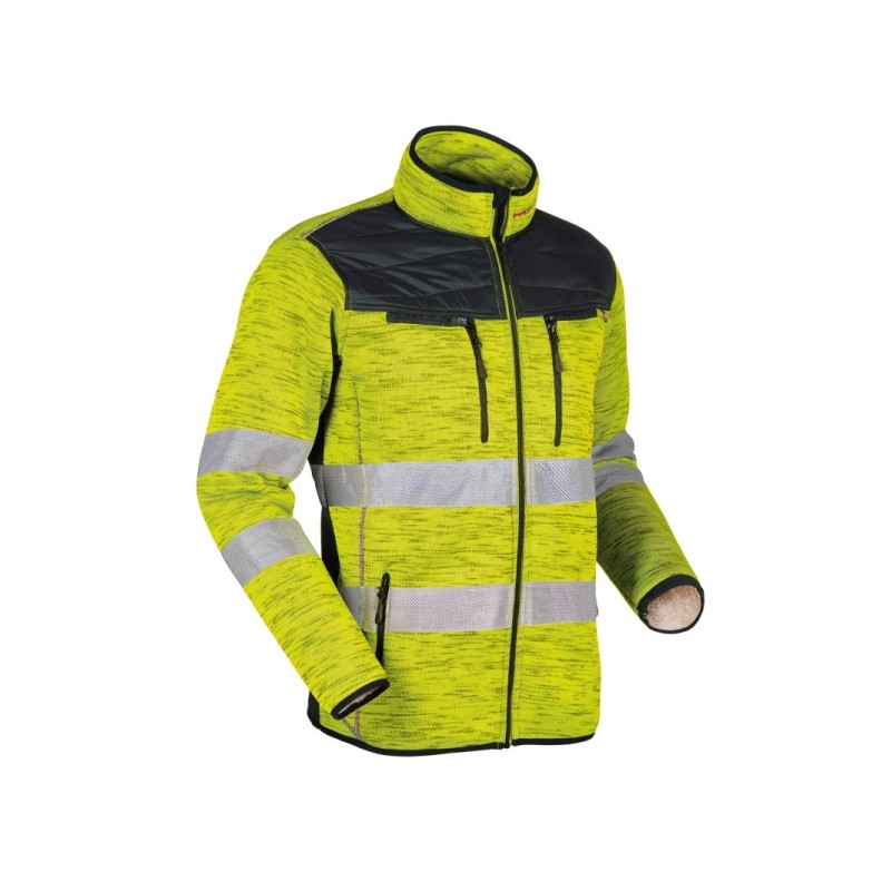veste-teddy-jacket-protos-jaune-bandes-reflechissantes