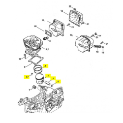 piston-tronconneuse-stihl-47mm-ms-311-ms-362-eclate