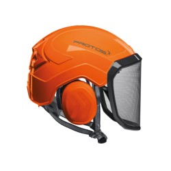 casque-protos-arboriste-forestier-avec-jugulaire-orange-uni