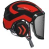 casque-protos-arboriste-forestier-avec-jugulaire-noir-rouge-orangé