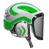 casque-protos-arboriste-forestier-avec-jugulaire-blanc-vert-fluo