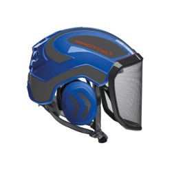 casque-protos-arboriste-forestier-avec-jugulaire-bleu-gris