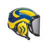 casque-protos-arboriste-forestier-avec-jugulaire-bleu-jaune-fluo
