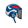 casque-protos-arboriste-forestier-avec-jugulaire-bleu-blanc-rouge