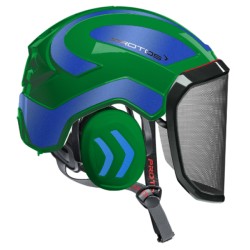 casque-protos-arboriste-forestier-avec-jugulaire-vert-bleu-metallise