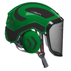 casque-protos-arboriste-forestier-avec-jugulaire-vert-gris-carbone