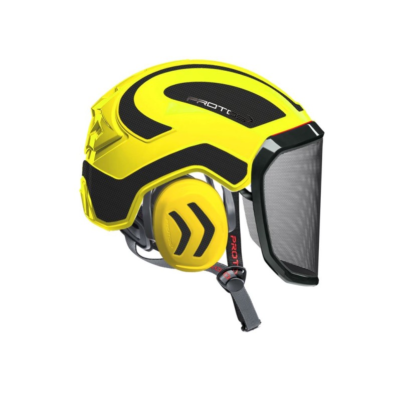 casque-protos-arboriste-forestier-avec-jugulaire-jaune-fluo-gris-carbone
