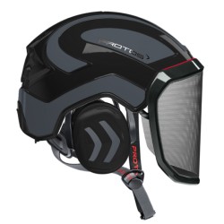 casque-protos-arboriste-forestier-avec-jugulaire-noir-gris