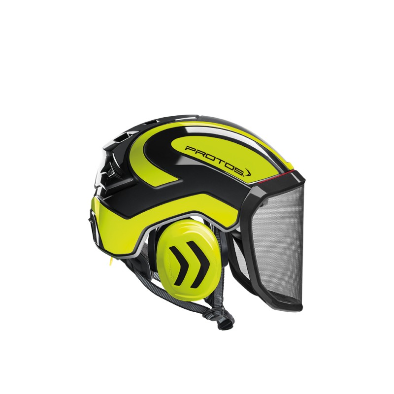 casque-protos-arboriste-forestier-avec-jugulaire-jnoir-jaune-fluo