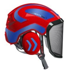 casque-protos-arboriste-forestier-avec-jugulaire-rouge-bleu-reflechissant