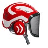 casque-protos-arboriste-forestier-avec-jugulaire-rouge-blanc