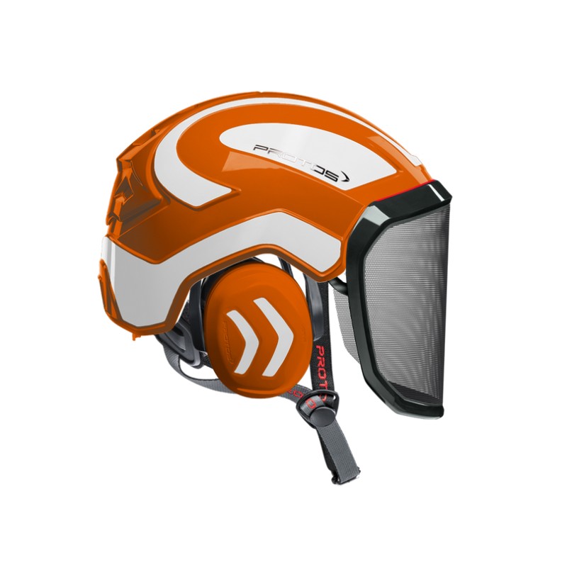 casque-protos-arboriste-forestier-avec-jugulaire-orange