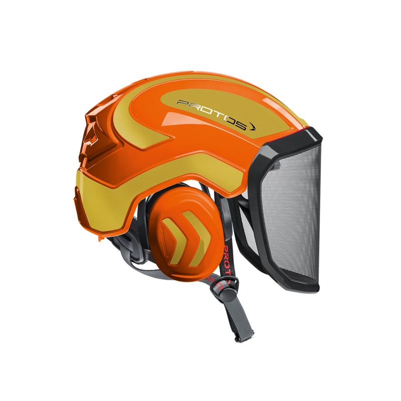 casque-protos-arboriste-forestier-avec-jugulaire-orange-or