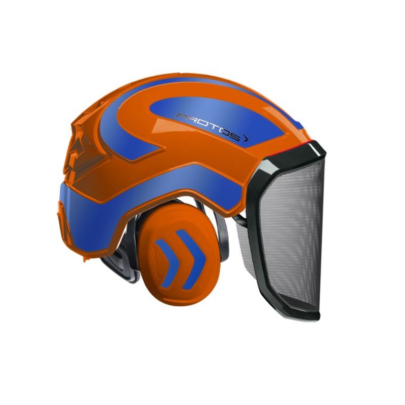 casque-protos-arboriste-forestier-avec-jugulaire-orange-bleu-metallise