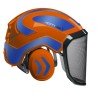casque-protos-arboriste-forestier-avec-jugulaire-orange-bleu-metallise