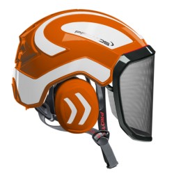 casque-protos-arboriste-forestier-avec-jugulaire-orange