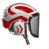 casque-protos-arboriste-forestier-avec-jugulaire-blanc-rouge