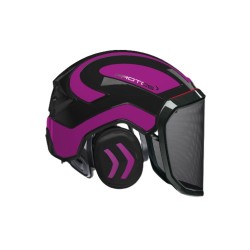 casque-protos-integral-forestier-visiere-f39-noir-et-rose