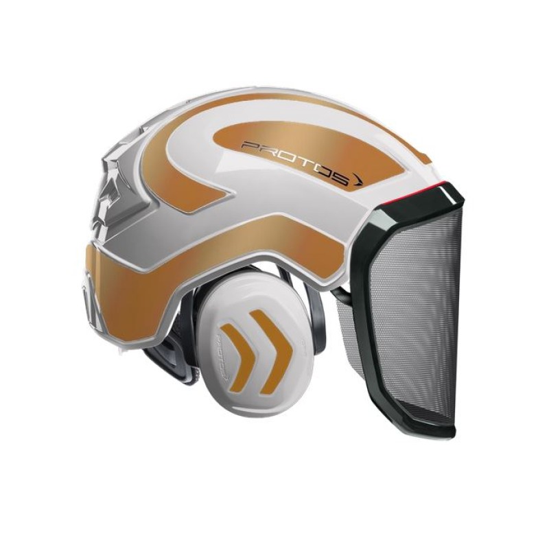casque-protos-integral-forestier-visiere-f39-blanc-et-or