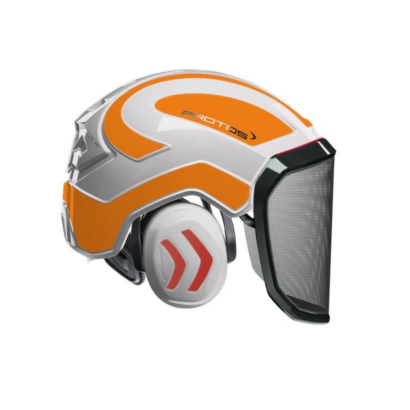casque-protos-integral-forestier-visiere-f39-blanc-et-orange