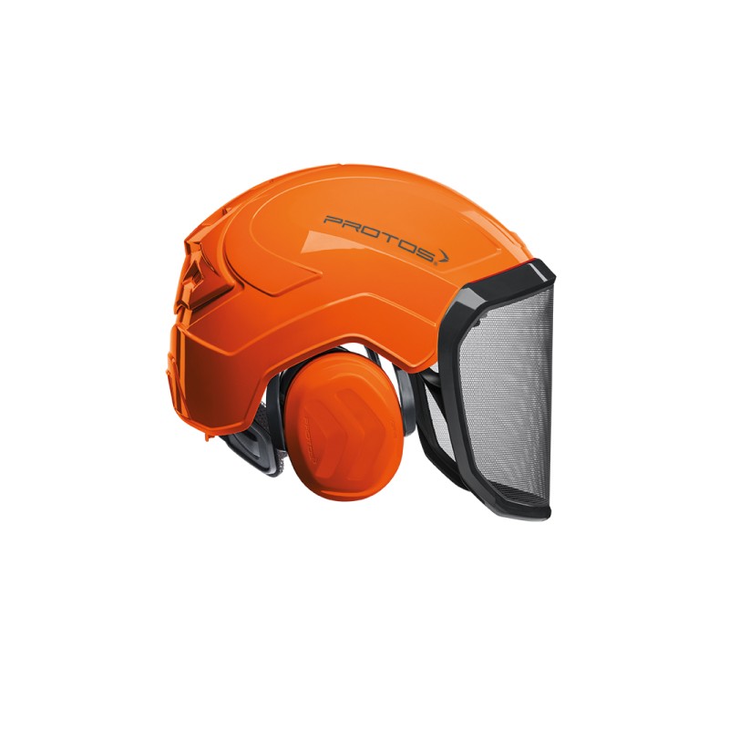 casque-protos-integral-forestier-visiere-f39-orange-uni