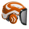 casque-protos-integral-forestier-visiere-f39-orange-et-blanc