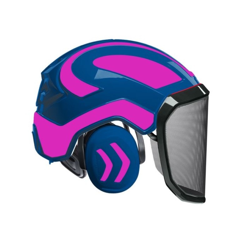 casque-protos-integral-forestier-visiere-f39-bleu-et-rose
