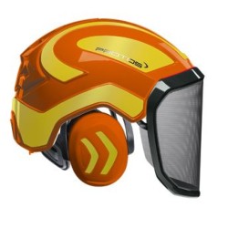 casque-protos-integral-forestier-visiere-f39-orange-et-jaune-citron-reflechissant