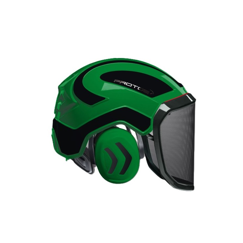 casque-protos-integral-forestier-visiere-f39-vert-et-noir