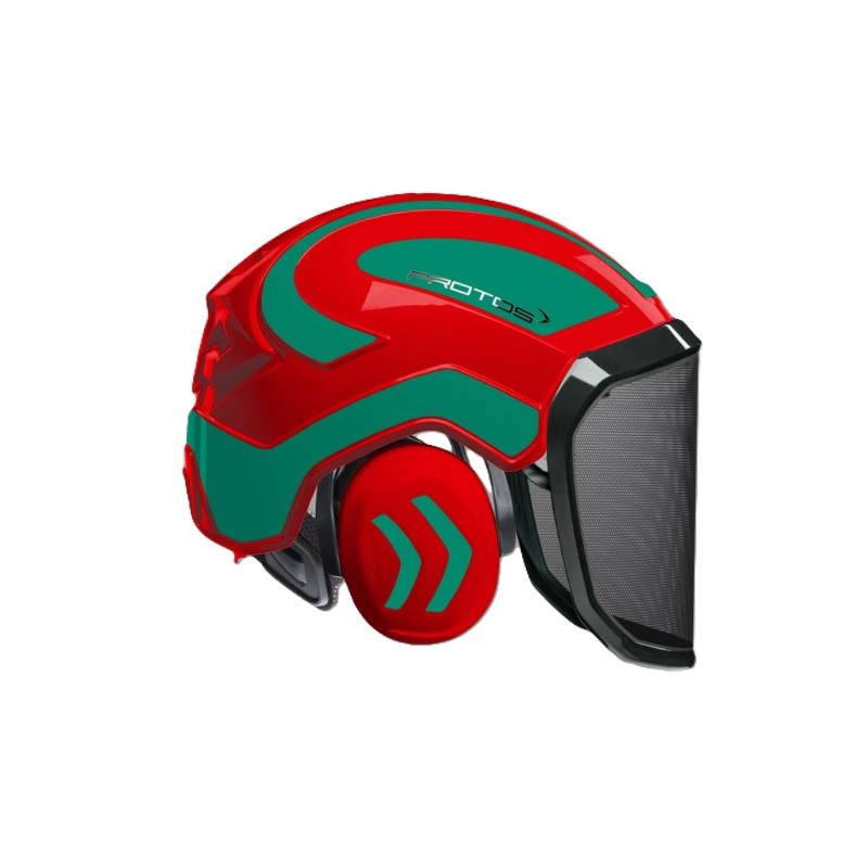 casque-protos-integral-forestier-visiere-f39-rouge-et-vert