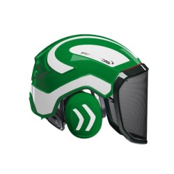 casque-protos-integral-forestier-visiere-f39-vert-et-blanc