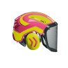 casque-protos-integral-forestier-visiere-f39-rose-et-jaune-neon