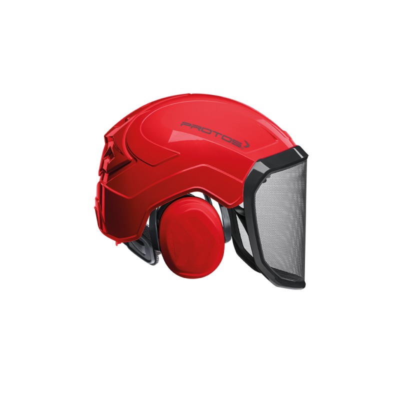 casque-protos-integral-forestier-visiere-f39-rouge
