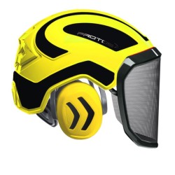 casque-protos-integral-forestier-visiere-f39-jaune-fluo-et-noir
