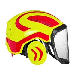 casque-protos-integral-forestier-visiere-f39-jaune-fluo-et-rouge