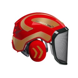 casque-protos-integral-forestier-visiere-f39-rouge-et-or