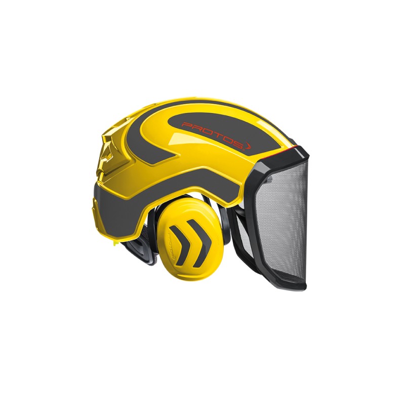 casque-protos-integral-forestier-visiere-f39-jaune-et-gris
