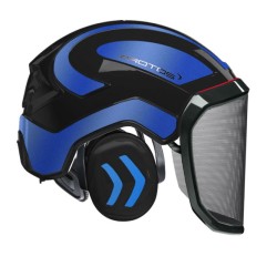 casque-protos-integral-forestier-visiere-f39-noir-et-bleu-metallise