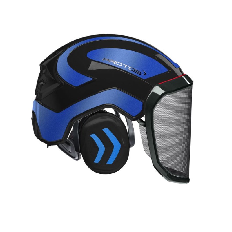 casque-protos-integral-forestier-visiere-f39-noir-et-bleu-metallise
