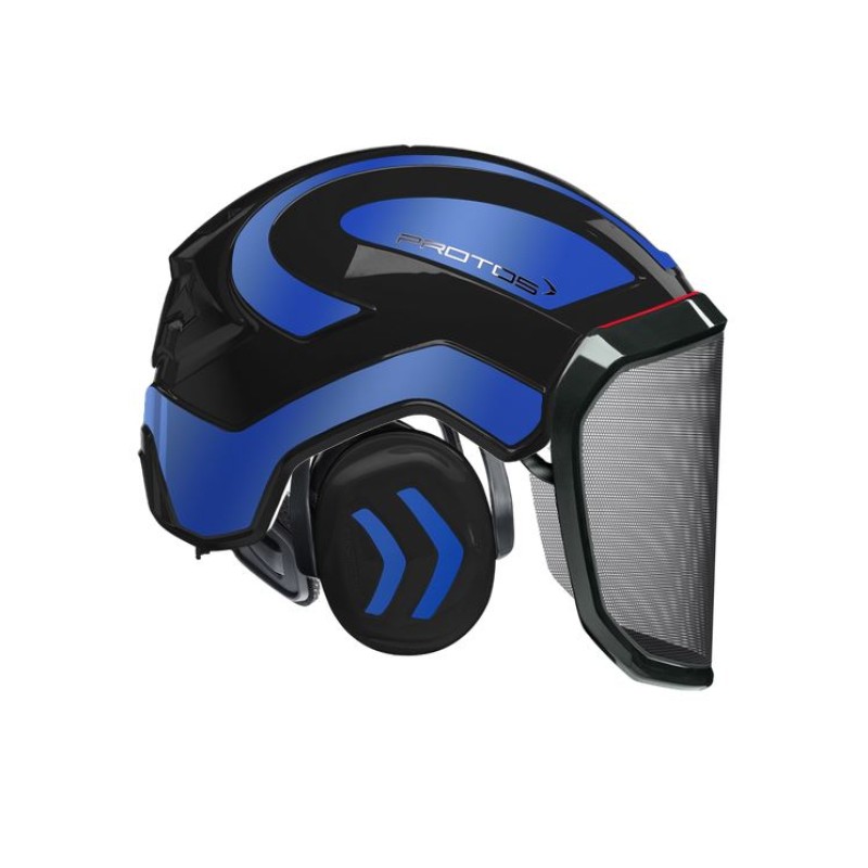 casque-protos-integral-forestier-visiere-f39-noir-et-bleu-reflechissant
